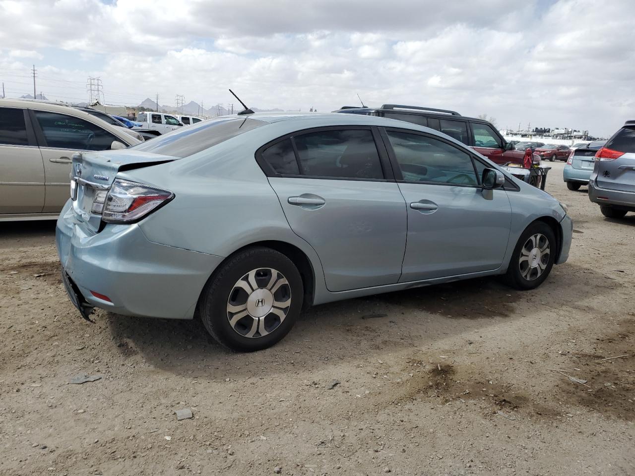 2013 Honda Civic VIN 19XFB4F22DE001507 Copart auction photo, rear end / front end damage thumbnail 3