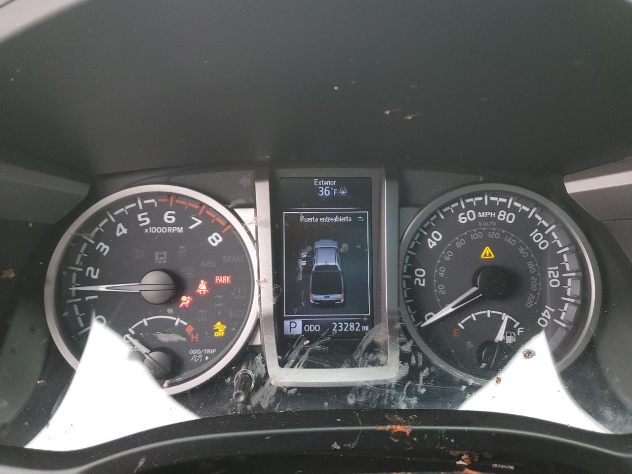 2020 Toyota Tacoma VIN 5TFSX5EN0LX071166 Copart auction photo, front end / side damage thumbnail 9