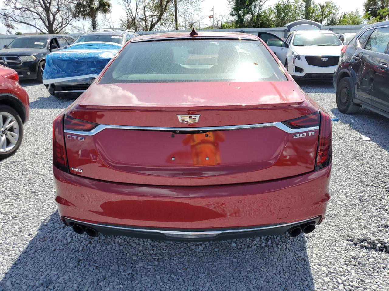 2019 Cadillac CT6 VIN 1G6KN5R6XKU144961 Copart auction photo, water/flood damage thumbnail 6