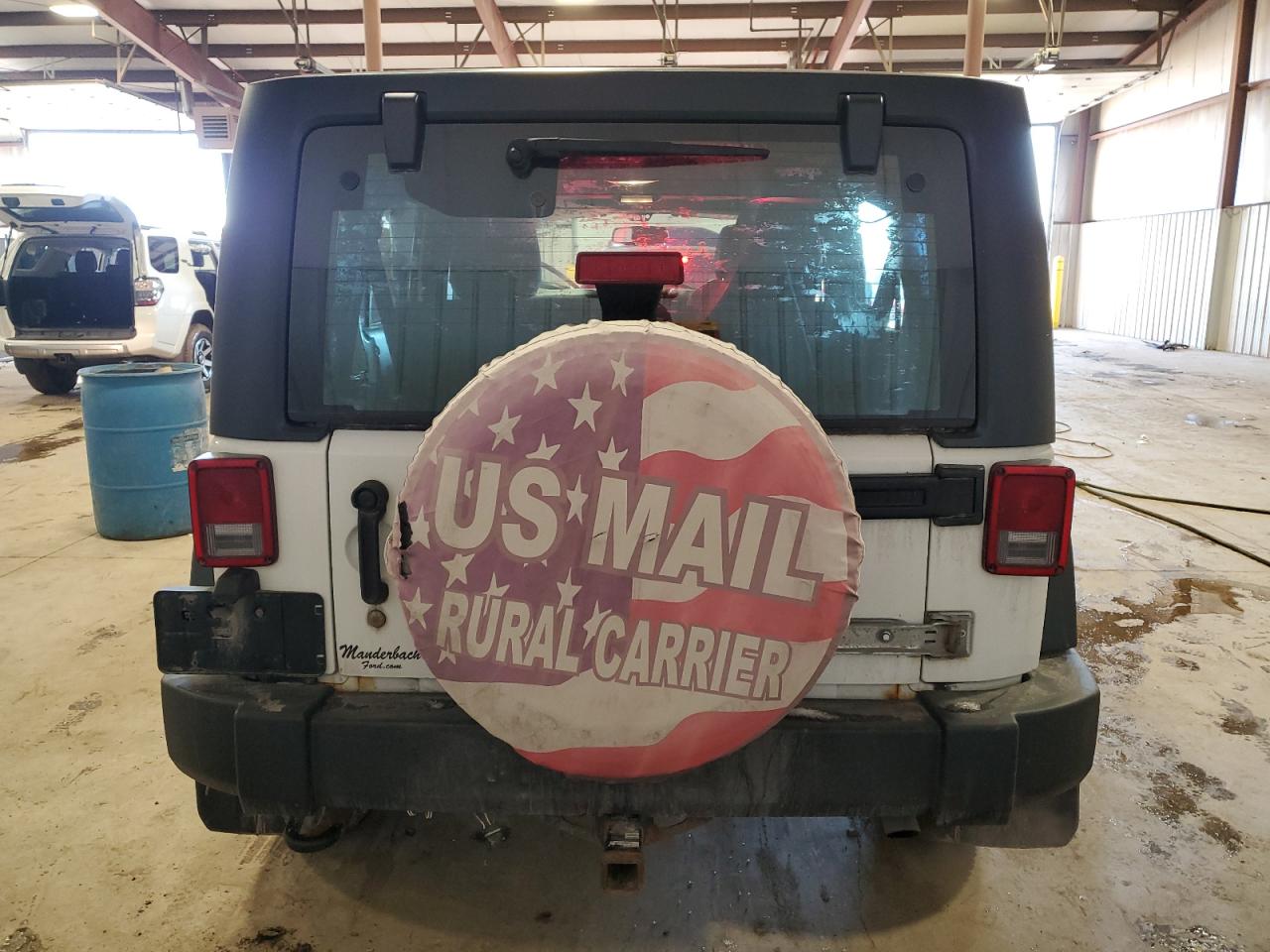 2015 Jeep Wrangler VIN 1C4BJWKG1FL679576 Copart auction photo, front end / side damage thumbnail 6