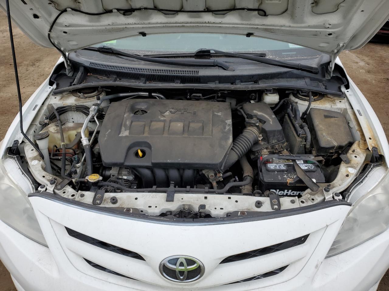 2011 Toyota Corolla VIN 2T1BU4EE7BC710403 Copart auction photo, hail / mechanical damage thumbnail 11