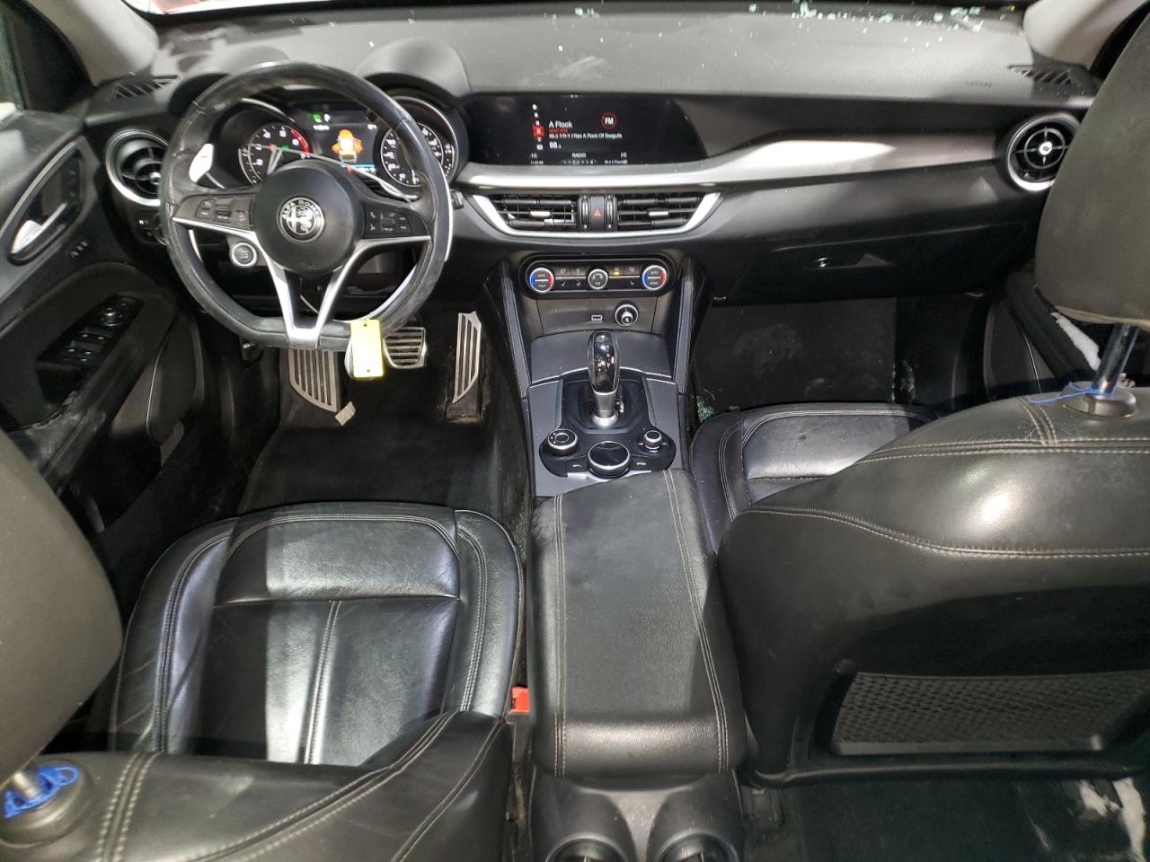 2019 Alfa Romeo Stelvio VIN ZASPAKAN2K7C32117 Copart auction photo, side / front end damage thumbnail 8