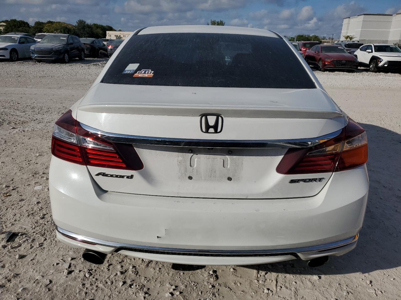 2016 Honda Accord VIN 1HGCR2F57GA017871 Copart auction photo, front end damage thumbnail 6