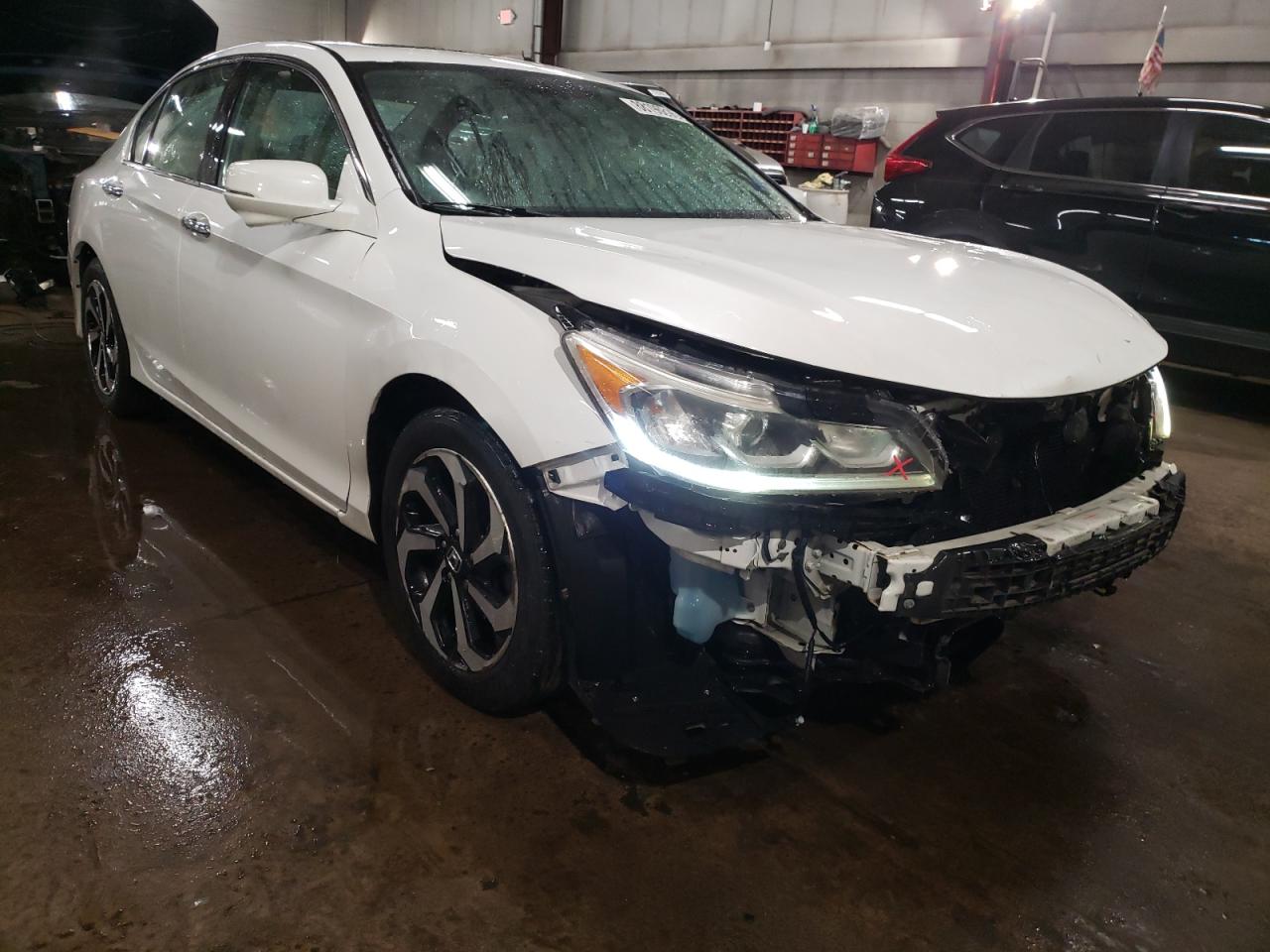 2016 Honda Accord VIN 1HGCR3F84GA034188 Copart auction photo, front end / minor dent/scratches damage thumbnail 4
