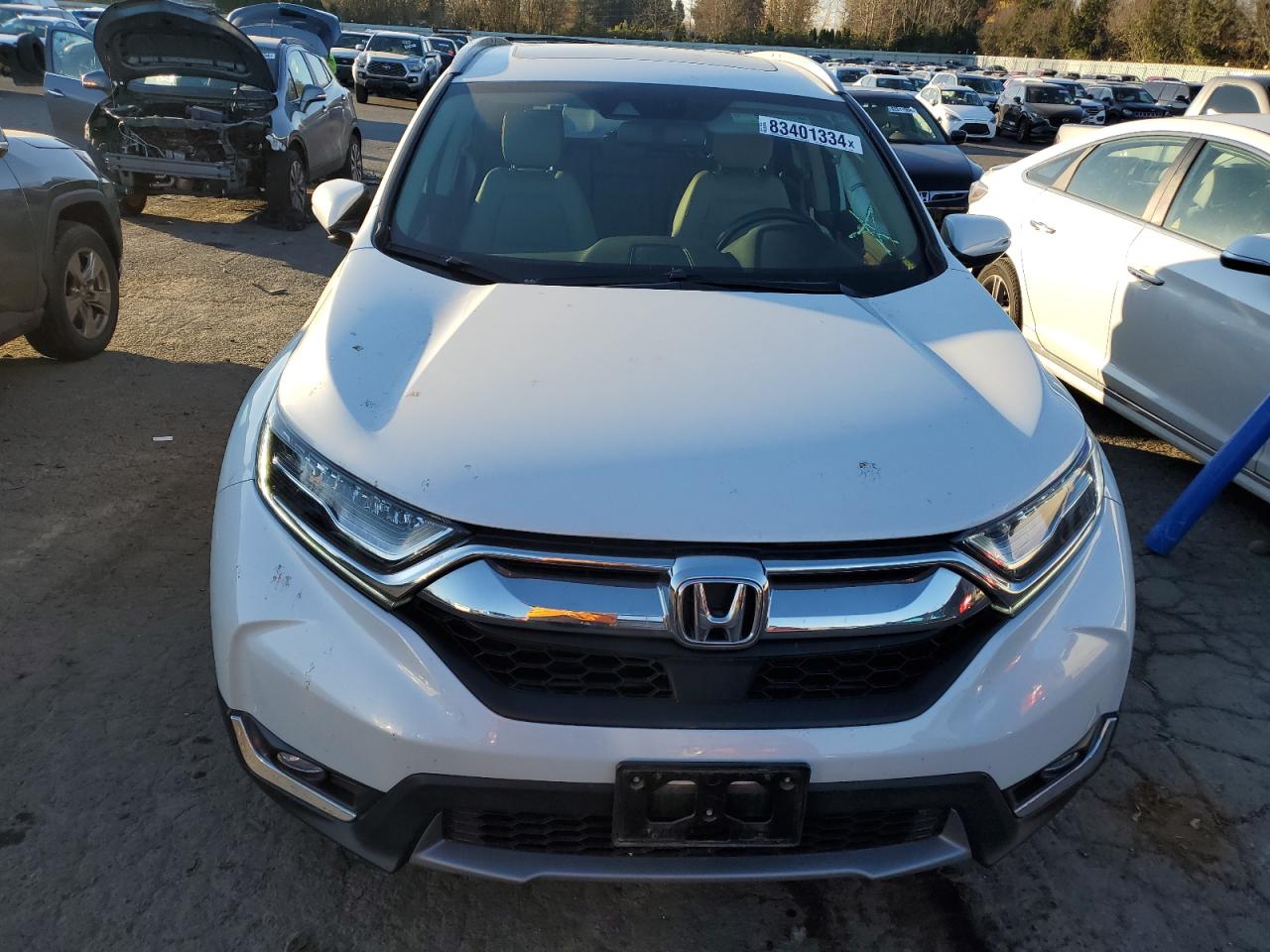 2019 Honda CR-V VIN JHLRW2H92KX021949 Copart auction photo, side damage thumbnail 5