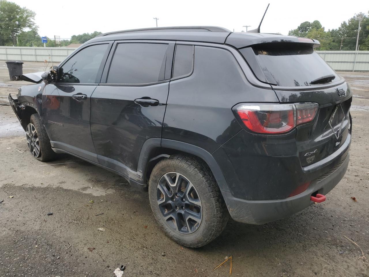 2019 Jeep Compass VIN 3C4NJDDB4KT765742 Copart auction photo, all over damage thumbnail 2