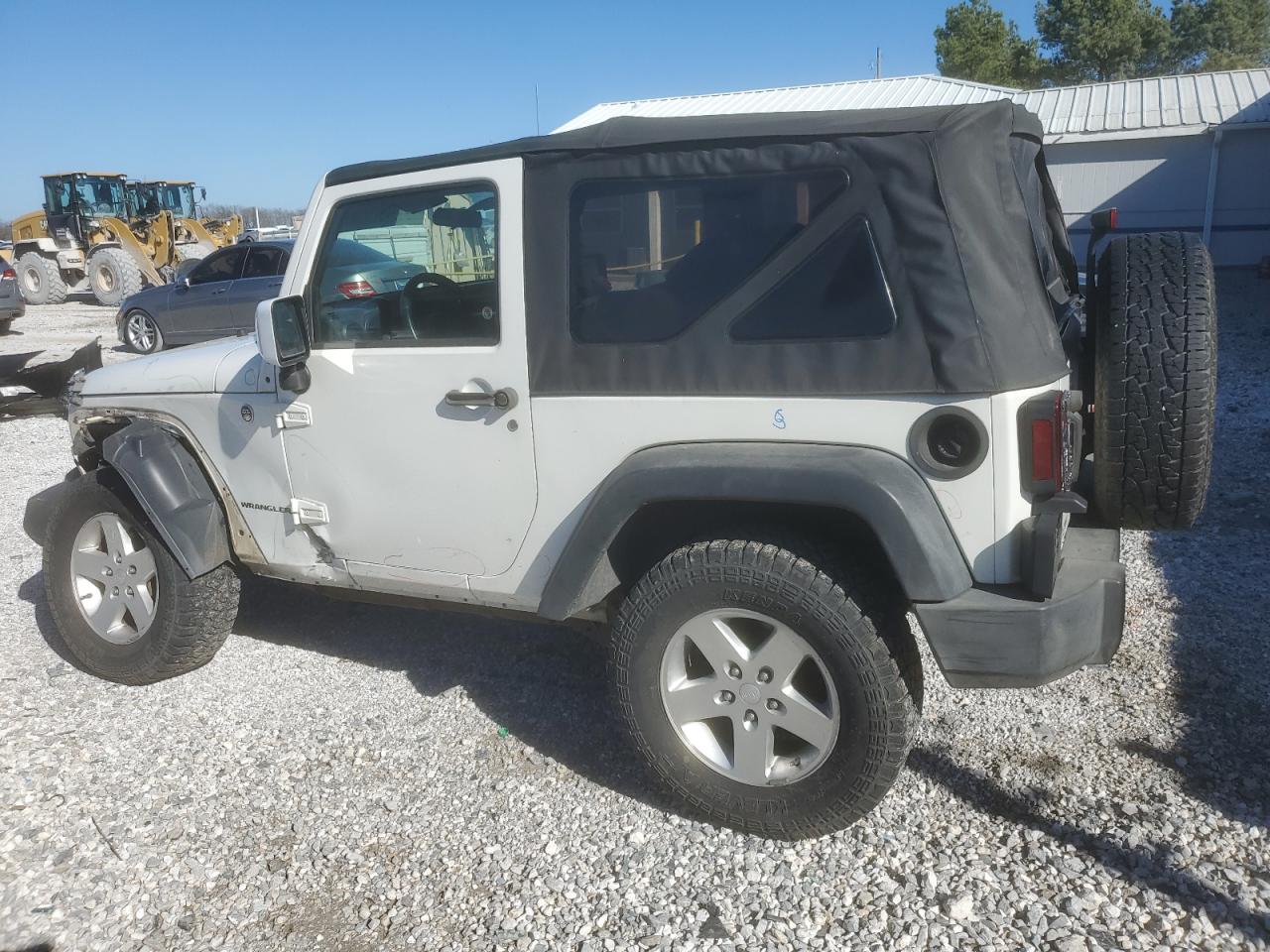 2008 Jeep Wrangler VIN 1J4FA24188L550198 Copart auction photo, front end / side damage thumbnail 2
