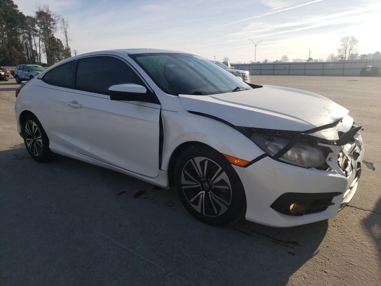 2018 Honda Civic VIN 2HGFC3B37JH351352 Copart auction photo, front end damage thumbnail 4