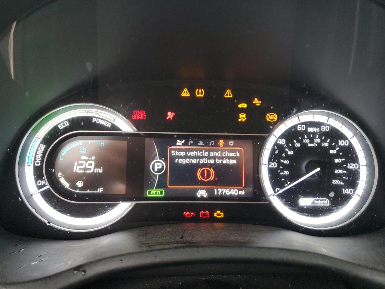 2019 KIA Niro VIN KNDCE3LC5K5274841 Copart auction photo, front end damage thumbnail 9