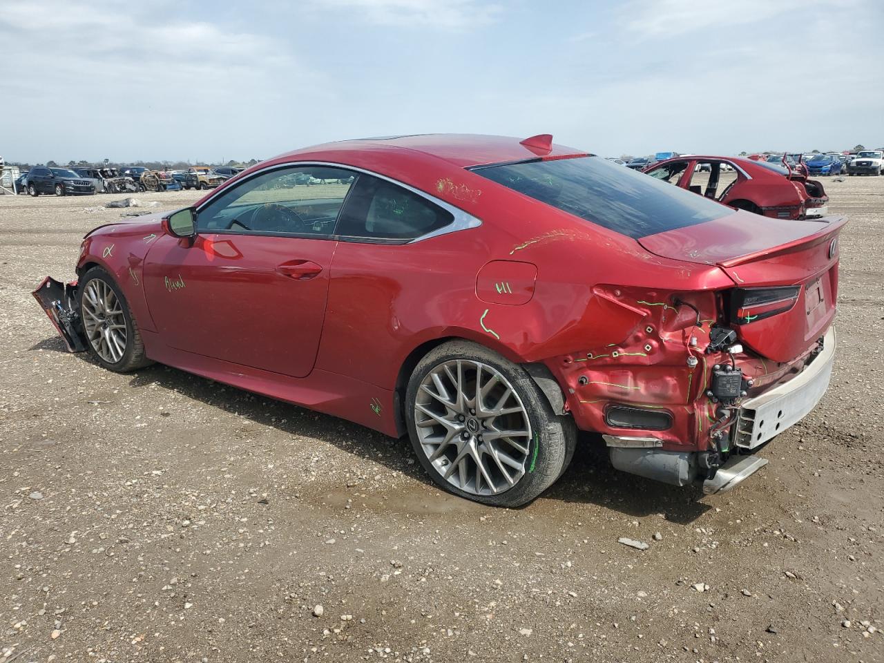 2020 Lexus RX VIN JTHDZ5BC5L5022433 Copart auction photo, front end / rear end damage thumbnail 2