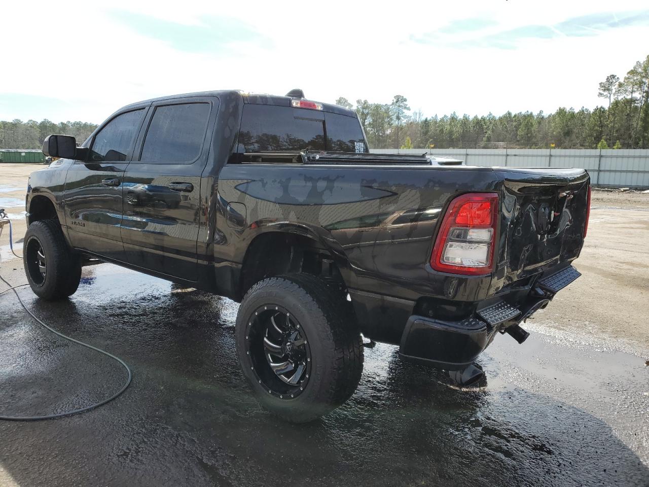 2019 RAM 1500 VIN 1C6SRFFT4KN687659 Copart auction photo, rear end damage thumbnail 2