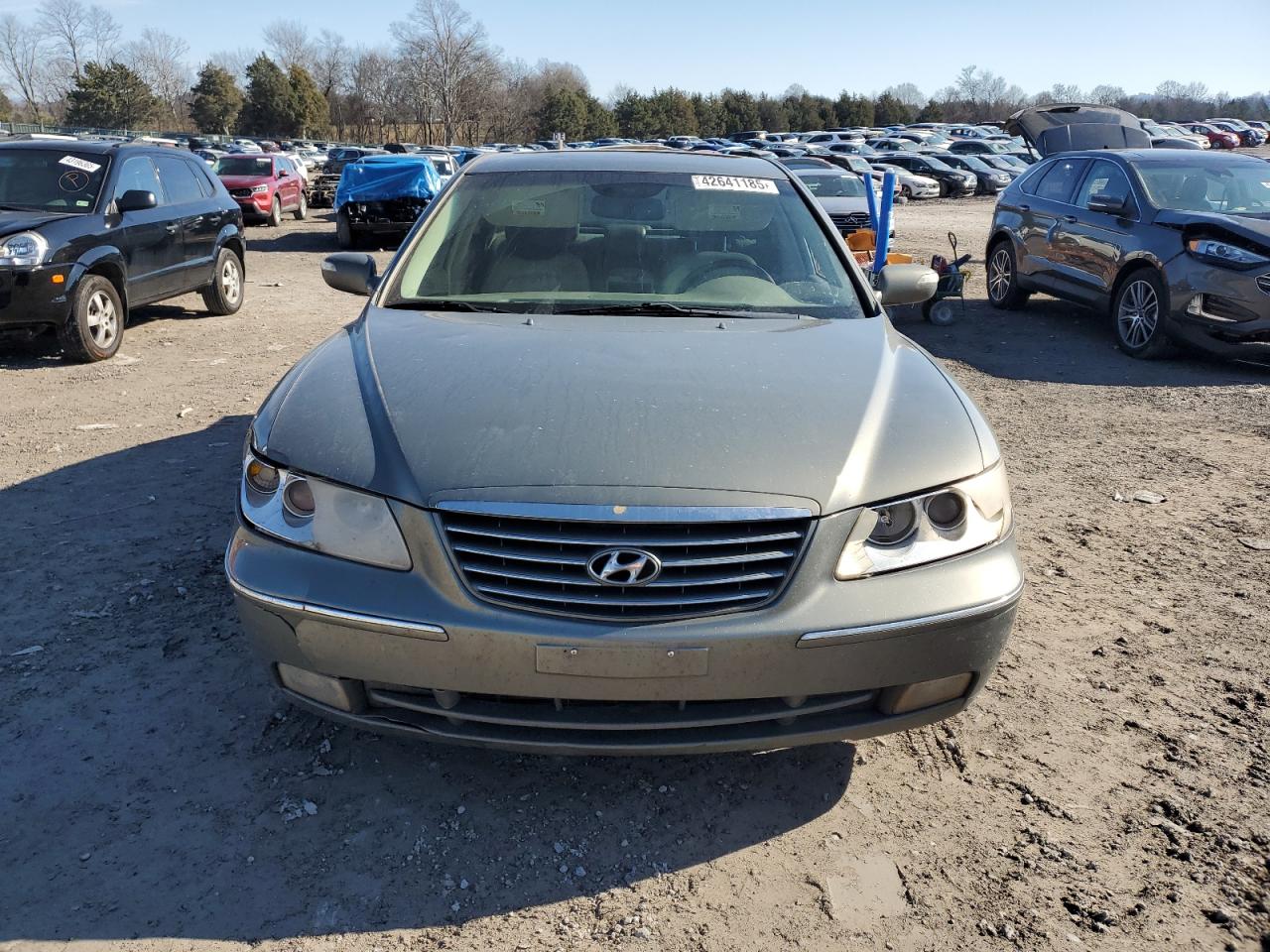 2007 Hyundai Azera VIN KMHFC46F97A160009 Copart auction photo, rear end / front end damage thumbnail 5