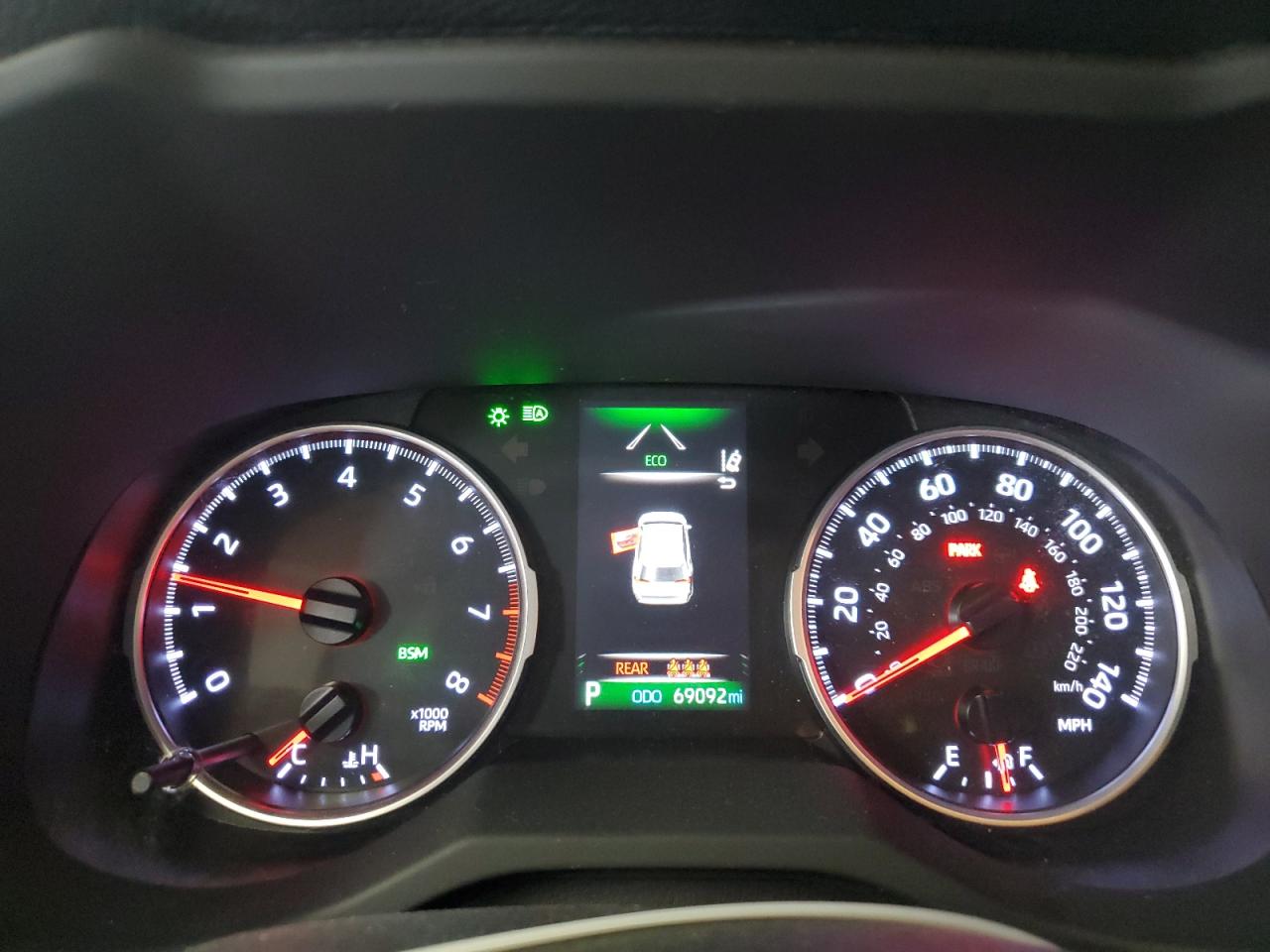 2019 Toyota RAV 4 VIN JTMW1RFV7KD014360 Copart auction photo, front end damage thumbnail 9