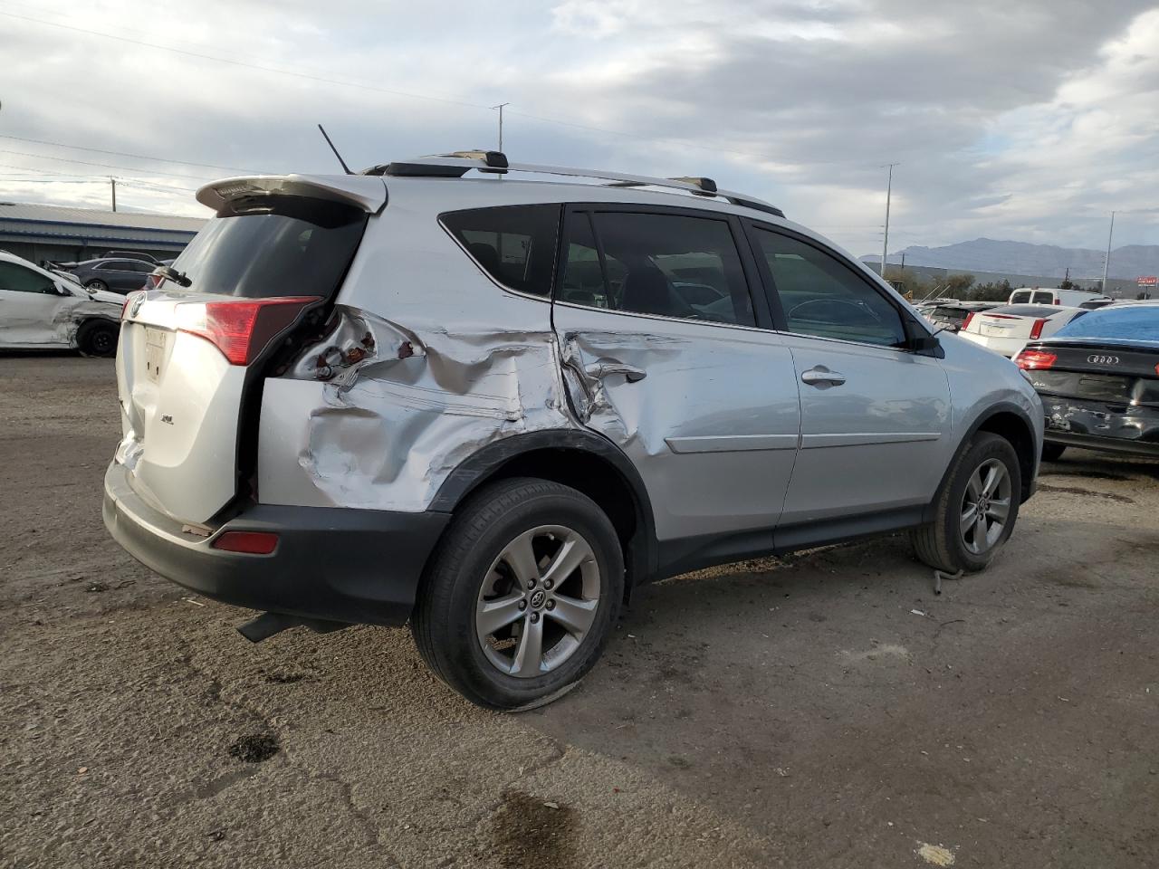2015 Toyota RAV 4 VIN JTMWFREV4FD066750 Copart auction photo, all over damage thumbnail 3