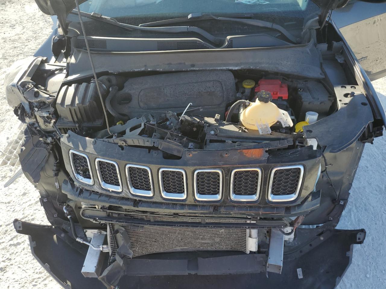 2020 Jeep Compass VIN 3C4NJCBB4LT257074 Copart auction photo, front end damage thumbnail 12