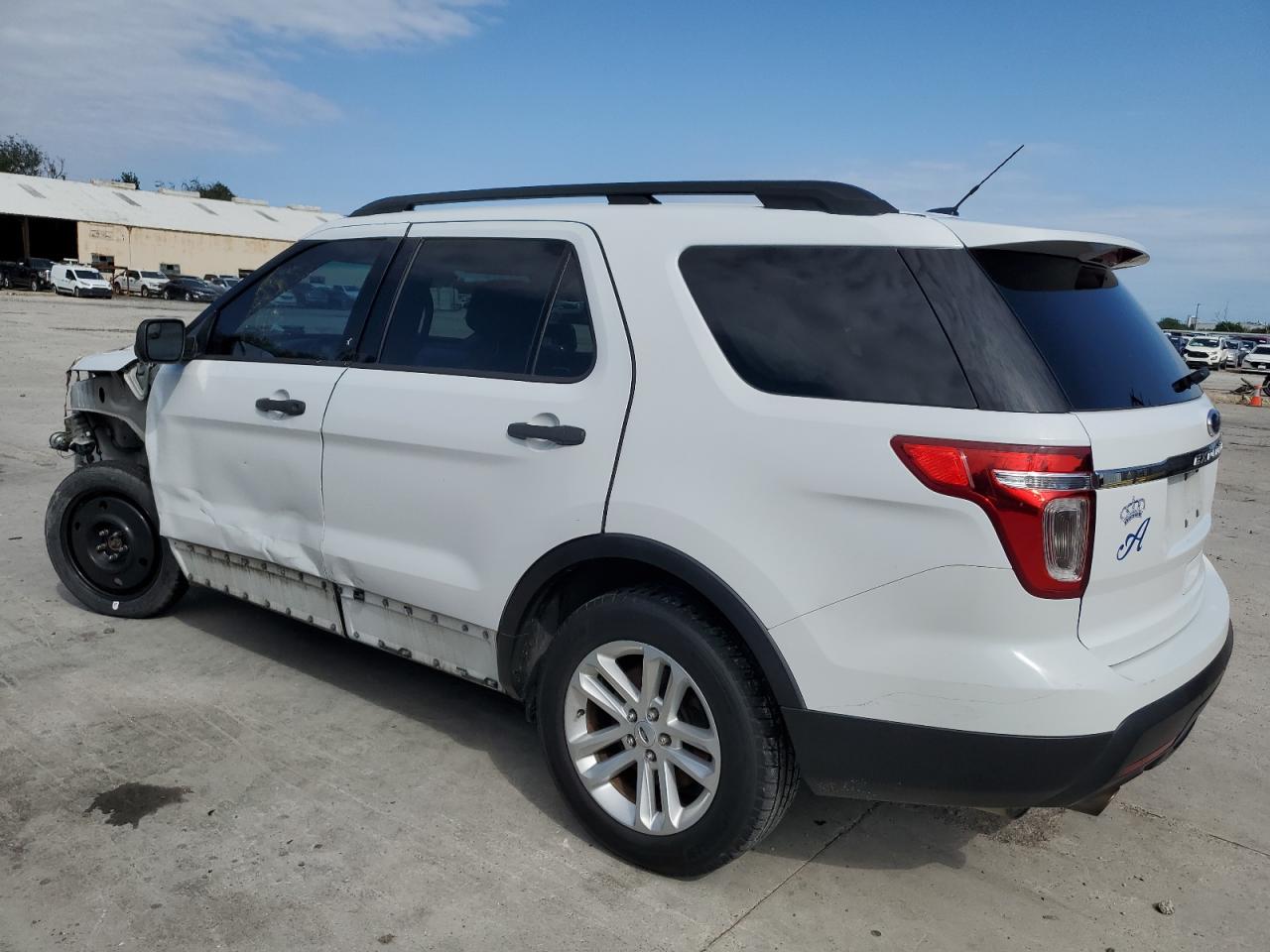 2015 Ford Explorer VIN 1FM5K7B83FGA63987 Copart auction photo, front end / side damage thumbnail 2