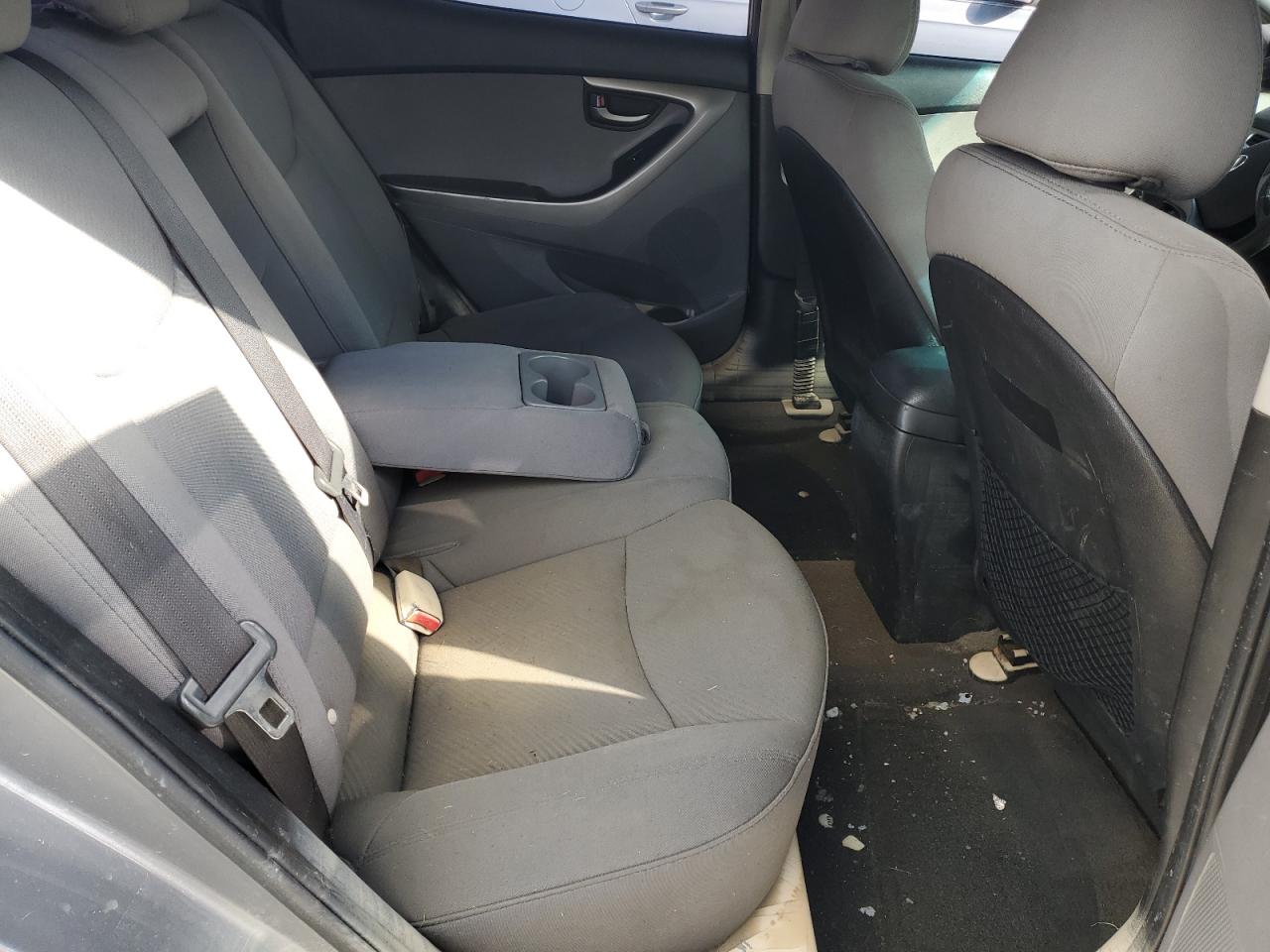 2013 Hyundai Elantra VIN 5NPDH4AE2DH266494 Copart auction photo, water/flood damage thumbnail 10