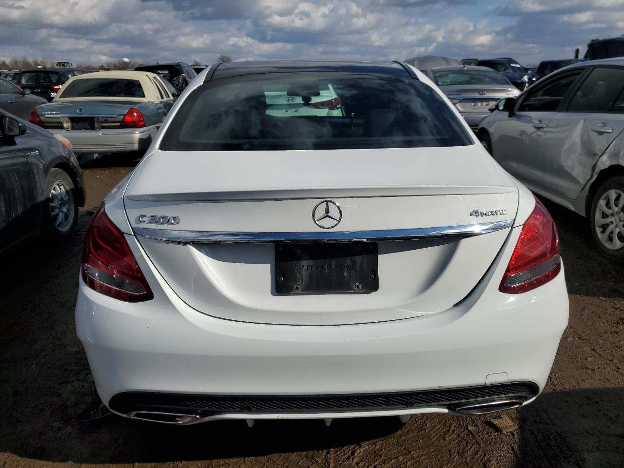 2018 Mercedes-Benz C-klasse VIN WDDWF4KB8JR348548 Copart auction photo, minor dent/scratches damage thumbnail 6