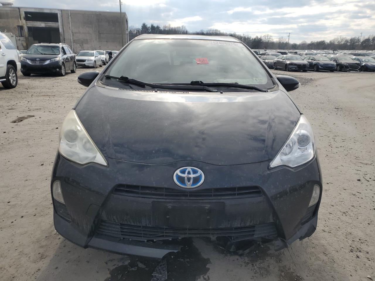 2012 Toyota Prius VIN JTDKDTB3XC1019756 Copart auction photo, front end / minor dent/scratches damage thumbnail 5