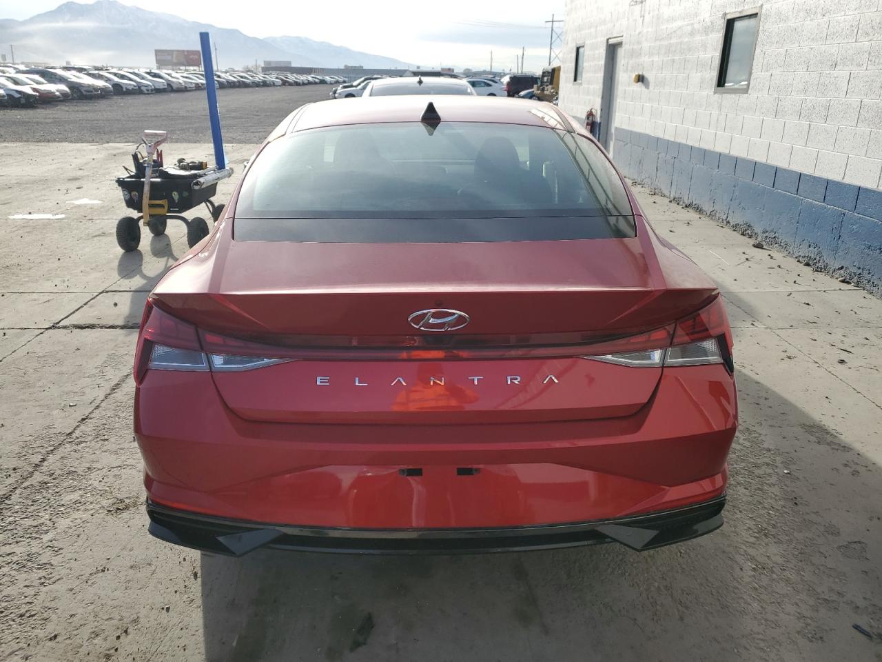 2021 Hyundai Elantra VIN 5NPLN4AG4MH012470 Copart auction photo, front end damage thumbnail 6