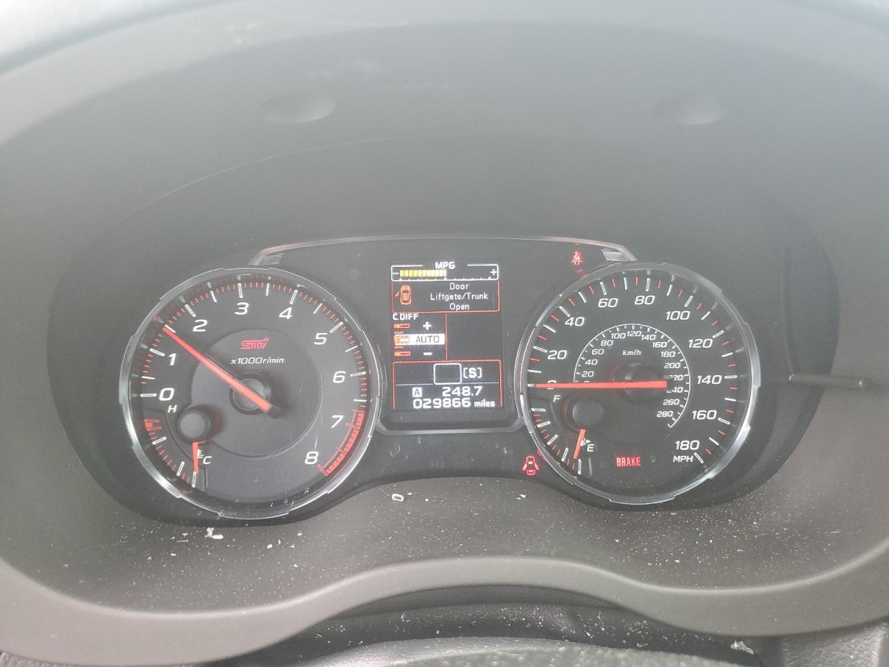 2021 Subaru WRX VIN JF1VA2S66M9803838 Copart auction photo, all over damage thumbnail 9
