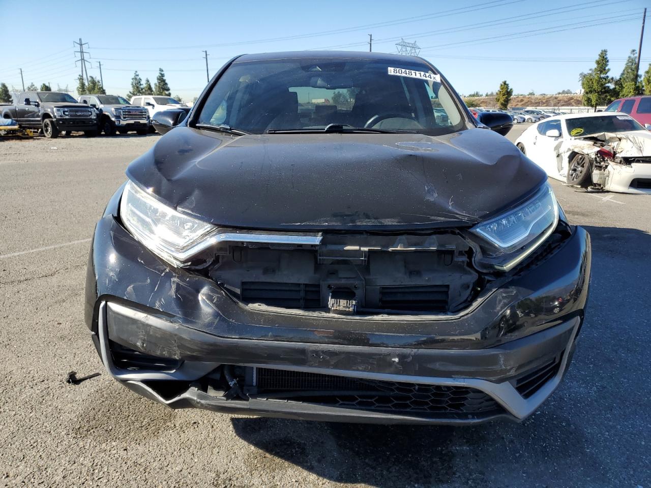 2020 Honda CR-V VIN 7FART6H86LE001594 Copart auction photo, front end damage thumbnail 5