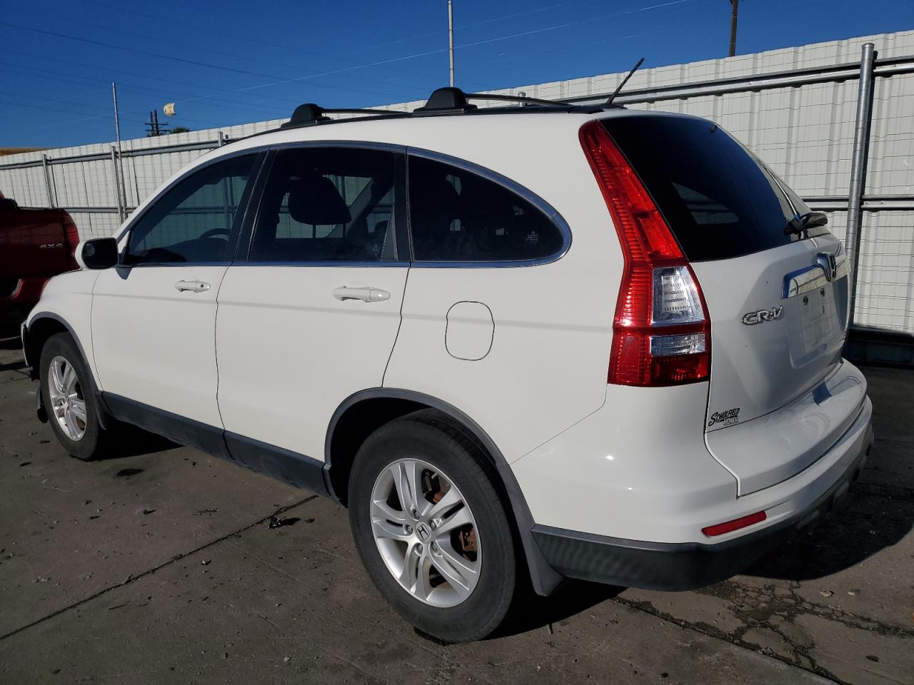 2011 Honda CR-V VIN JHLRE3H70BC006574 Copart auction photo, front end / rear end damage thumbnail 2