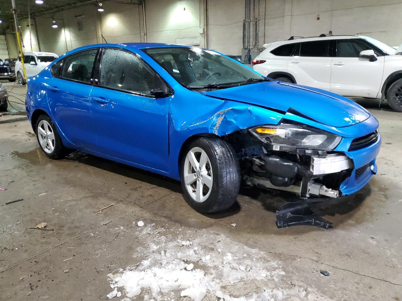2015 Dodge Dart VIN 1C3CDFBB0FD301876 Copart auction photo, front end / undercarriage damage thumbnail 4