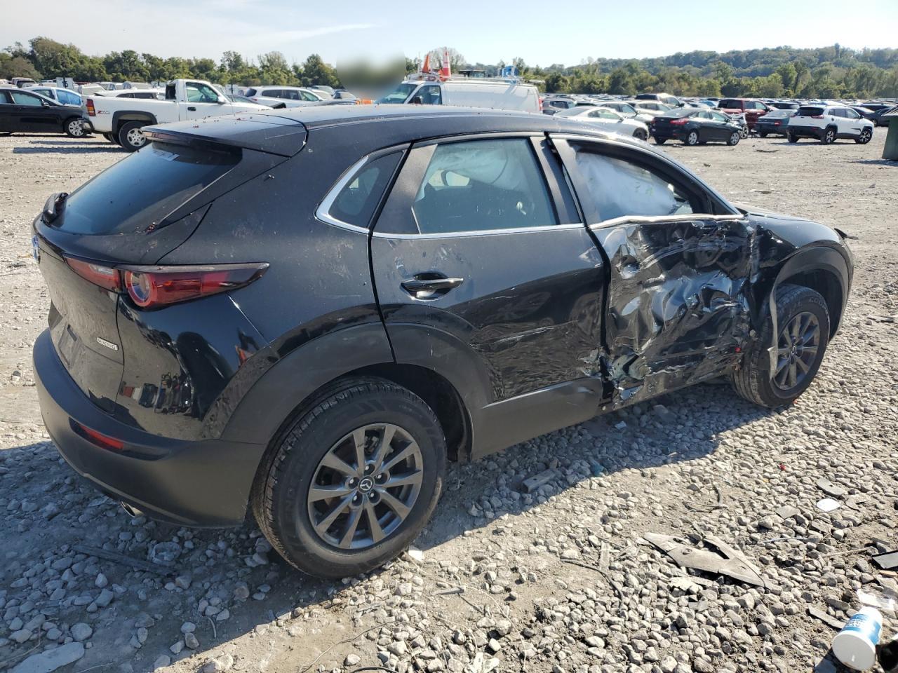 2020 Mazda CX-30 VIN 3MVDMABLXLM123291 Copart auction photo, side damage thumbnail 4
