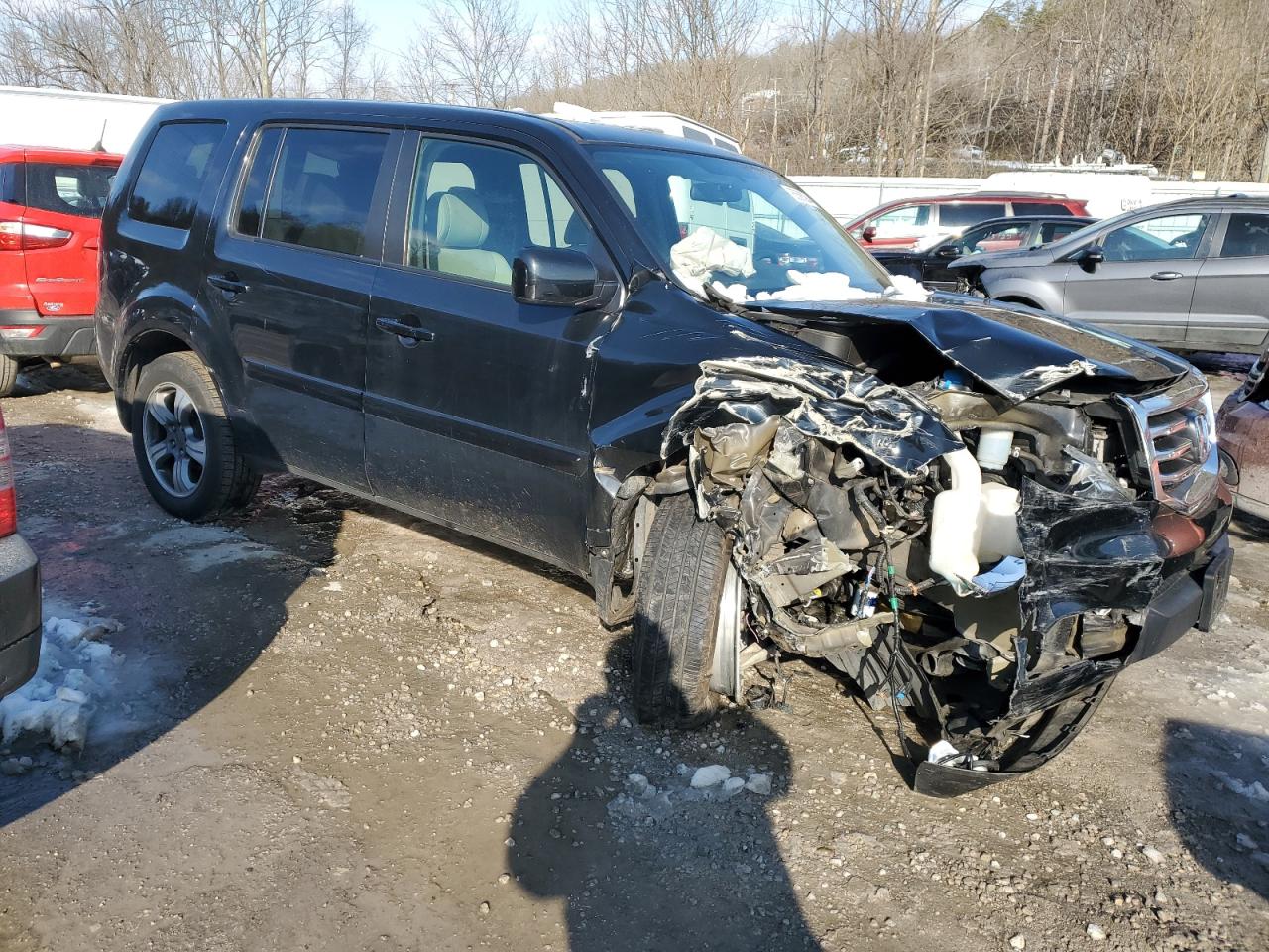 2015 Honda Pilot VIN 5FNYF4H31FB079163 Copart auction photo, front end damage thumbnail 4