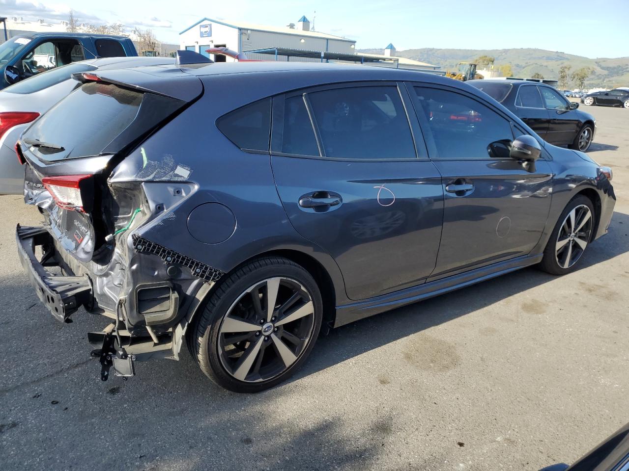 2017 Subaru Impreza VIN 4S3GTAM64H3733270 Copart auction photo, rear end damage thumbnail 3