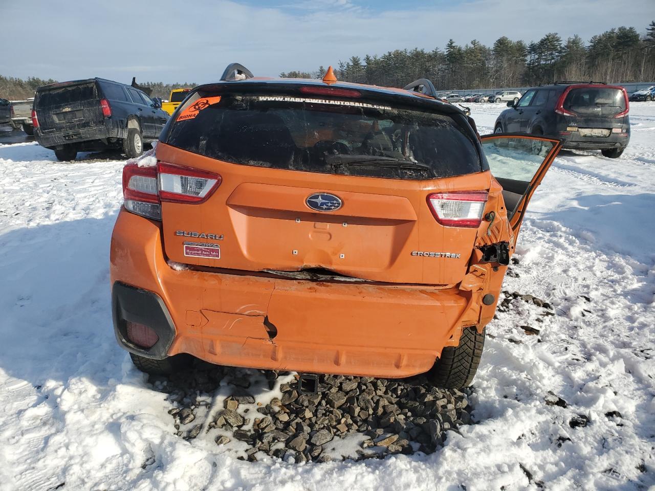 2018 Subaru XV VIN JF2GTABC6JH253668 Copart auction photo, biohazard/chemical / all over damage thumbnail 6