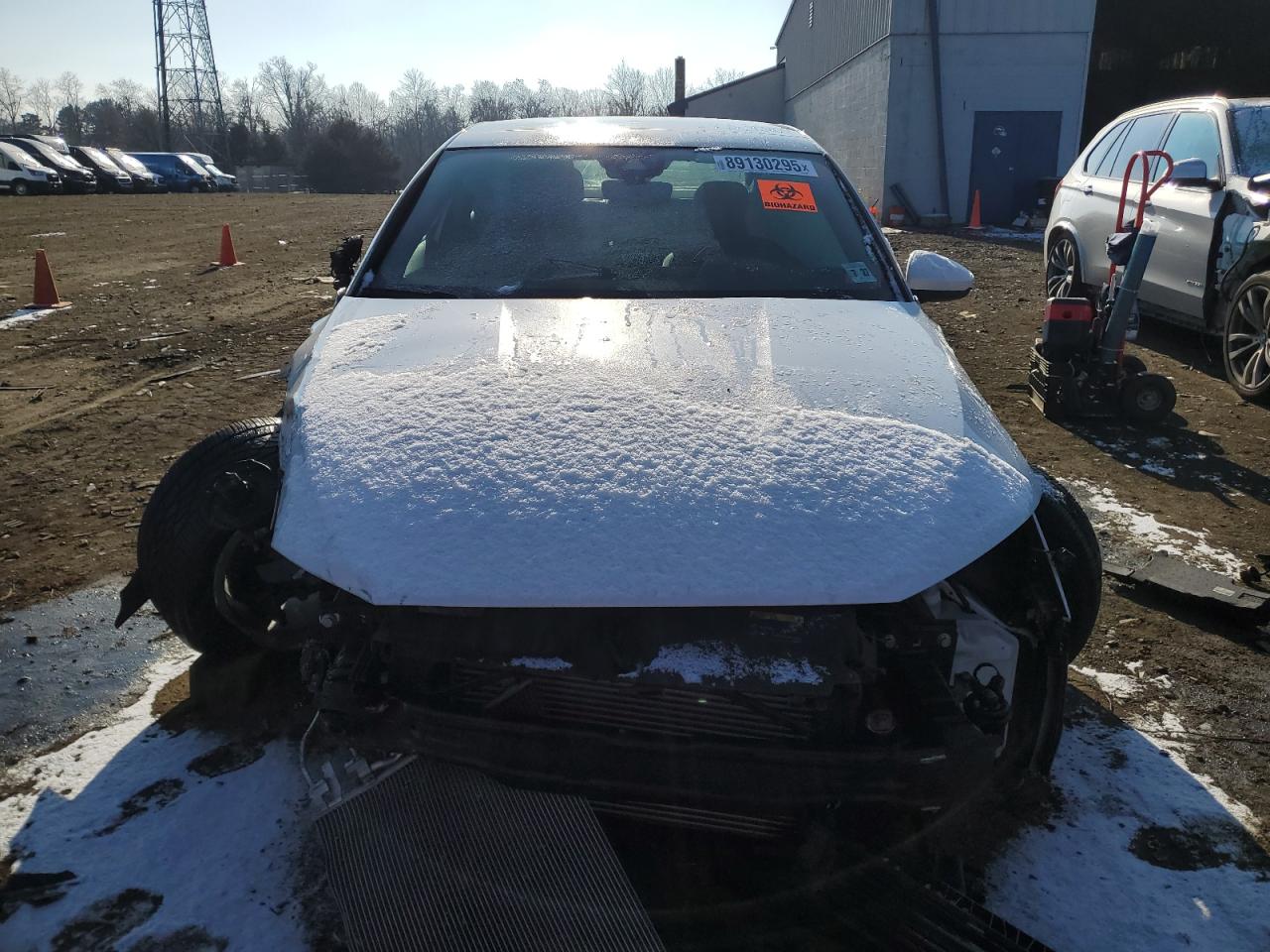 2022 Audi A3 VIN WAUAUDGY0NA076022 Copart auction photo, front end / side damage thumbnail 5