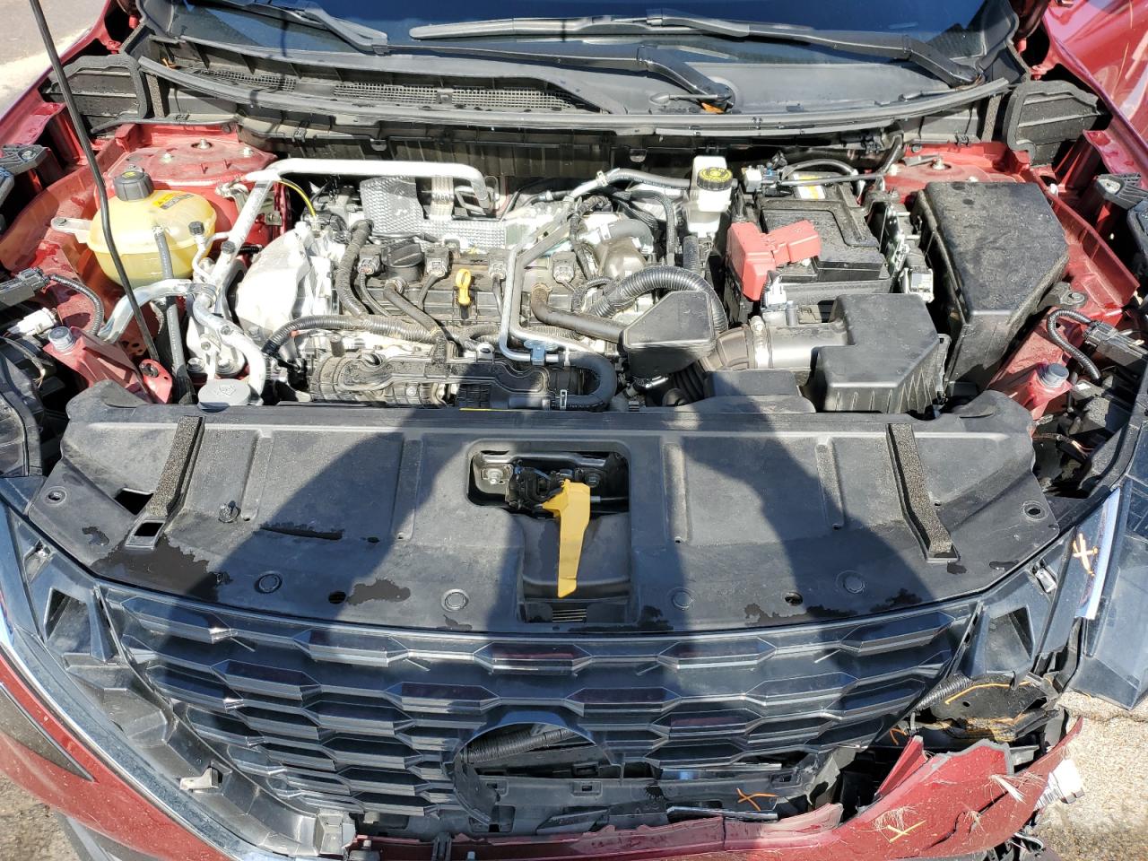 2021 Nissan Rogue VIN JN8AT3AA5MW010406 Copart auction photo, front end / side damage thumbnail 12