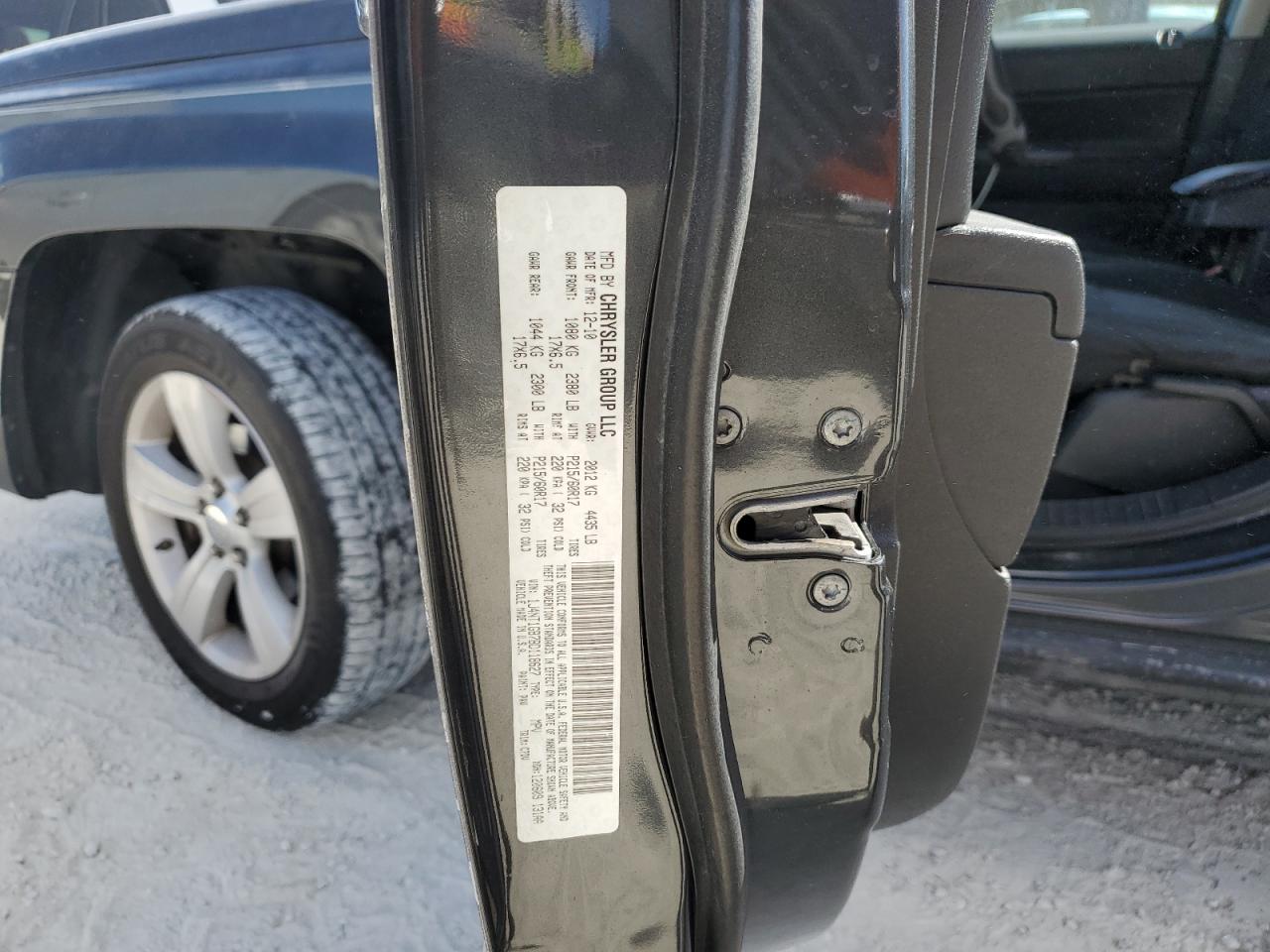 2011 Jeep Liberty (Patriot) VIN 1J4NT1GB7BD118627 Copart auction photo, side / water/flood damage thumbnail 14