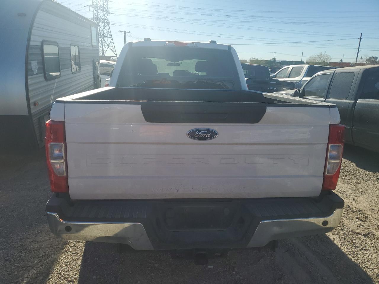 2020 Ford F250 VIN 1FT7W2A64LEC12385 Copart auction photo, front end / frame damage damage thumbnail 6