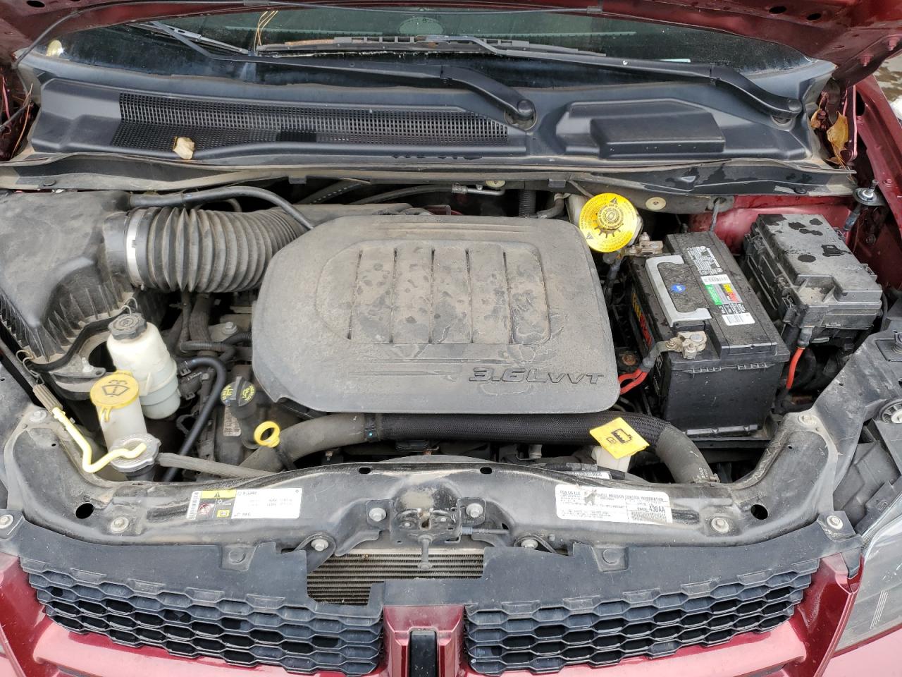 2019 Dodge Caravan VIN 2C4RDGEG6KR764065 Copart auction photo, all over damage thumbnail 14