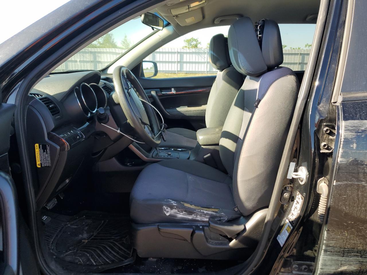 2012 KIA Sorento VIN 5XYKT3A1XCG284468 Copart auction photo, frame damage / side damage thumbnail 7