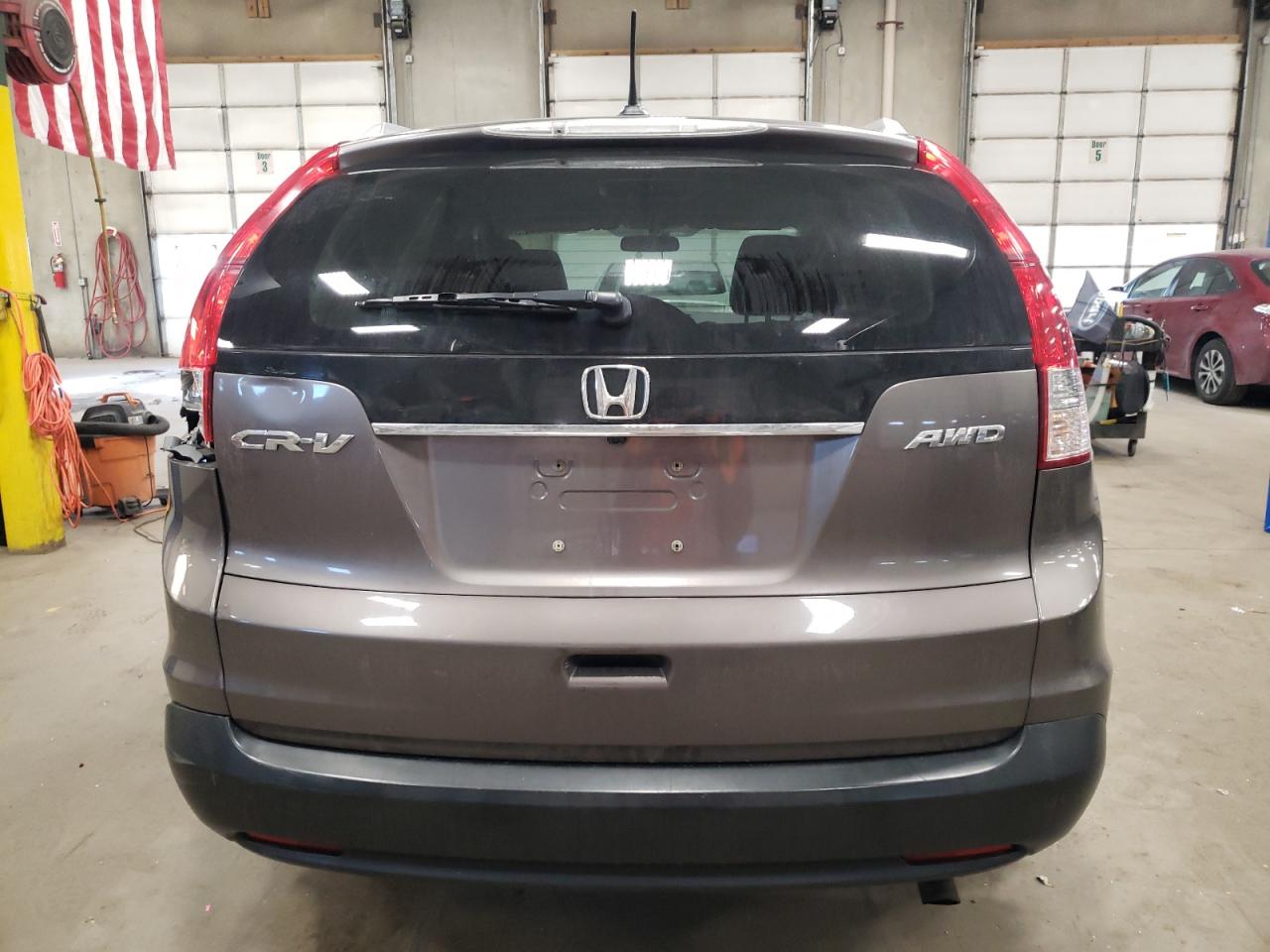 2012 Honda CR-V VIN 5J6RM4H73CL022351 Copart auction photo, all over damage thumbnail 6