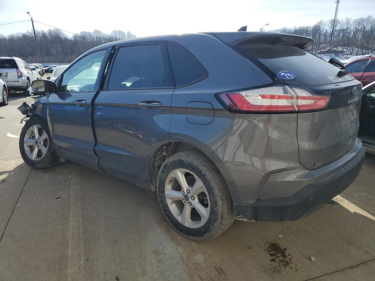 2021 Ford Edge VIN 2FMPK3G90MBA04872 Copart auction photo, front end / side damage thumbnail 2