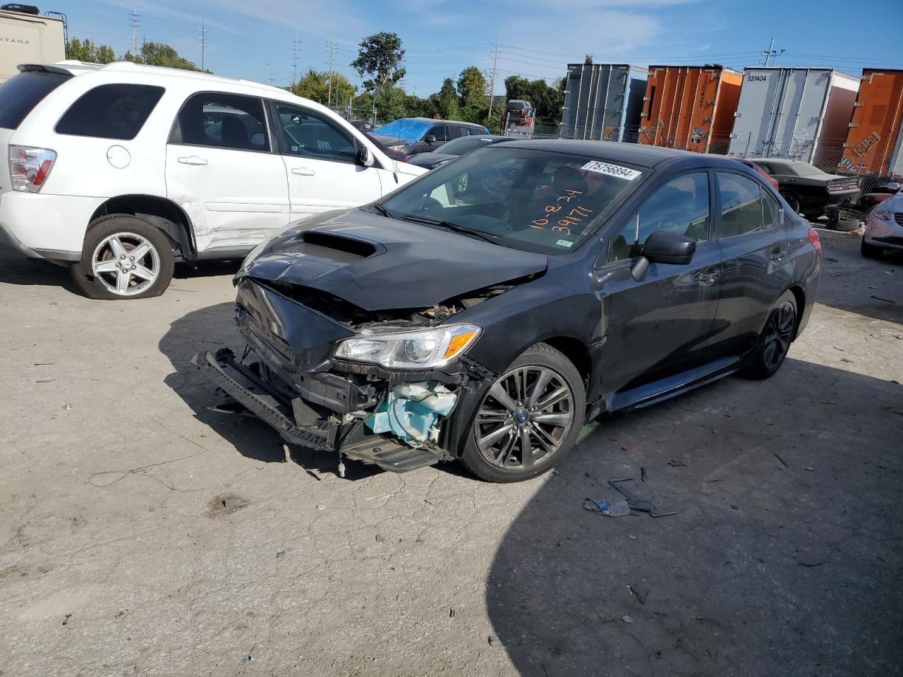 2017 Subaru WRX VIN JF1VA1B63H9828387