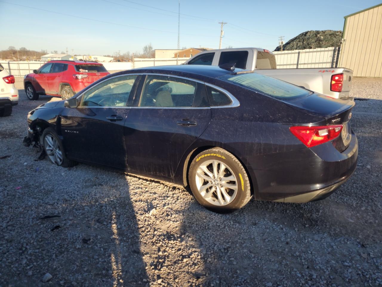 2018 Chevrolet Malibu VIN 1G1ZD5ST8JF112696 Copart auction photo, front end / rear end damage thumbnail 2