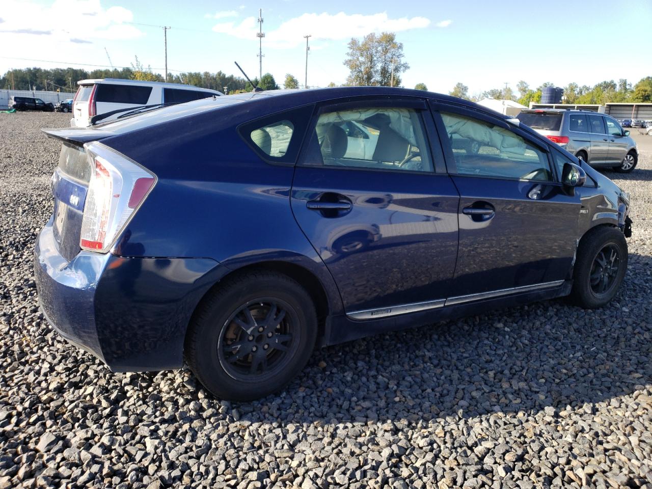 2015 Toyota Prius VIN JTDKN3DU9F1882927 Copart auction photo, front end / side damage thumbnail 3