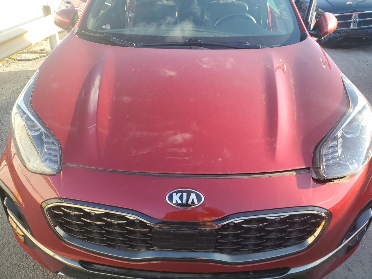 2022 KIA Sportage VIN KNDPRCA66N7950807 Copart auction photo, side / front end damage thumbnail 12