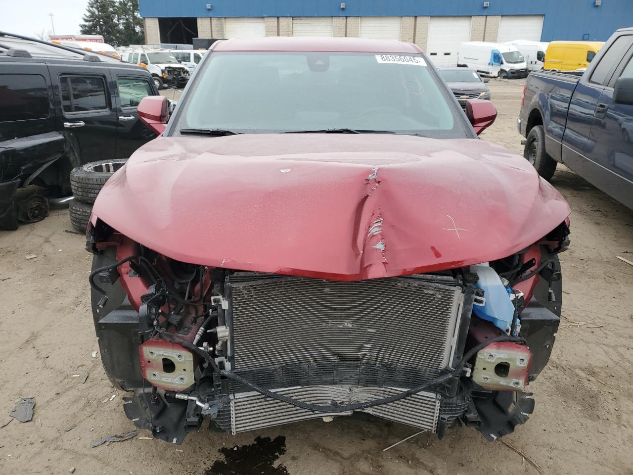 2023 Chevrolet Blazer VIN 3GNKBCR49PS229135 Copart auction photo, front end / rear end damage thumbnail 5