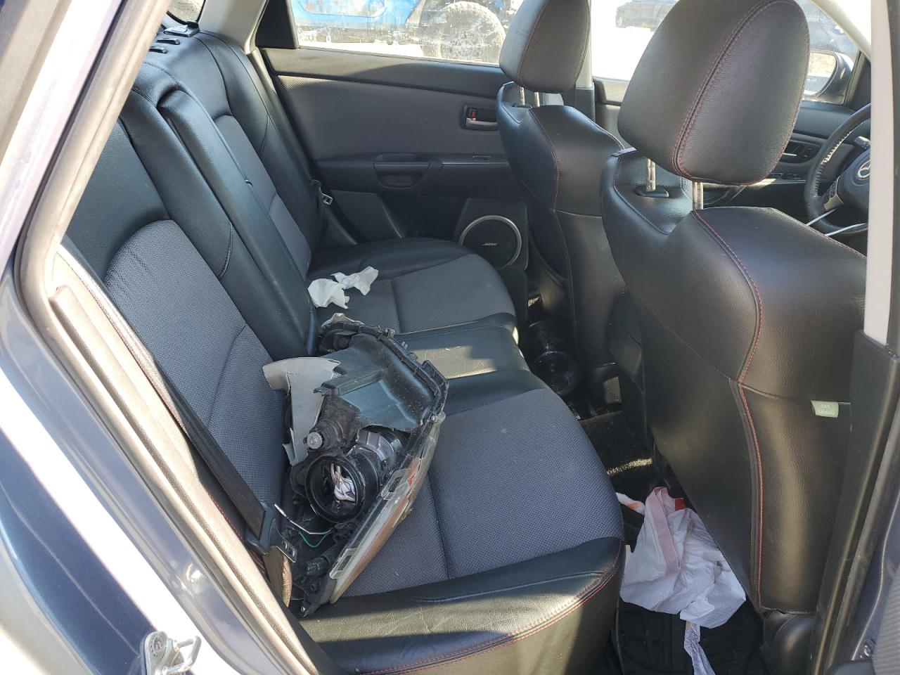2008 Mazda 3 VIN JM1BK34M881829938 Copart auction photo, all over damage thumbnail 10