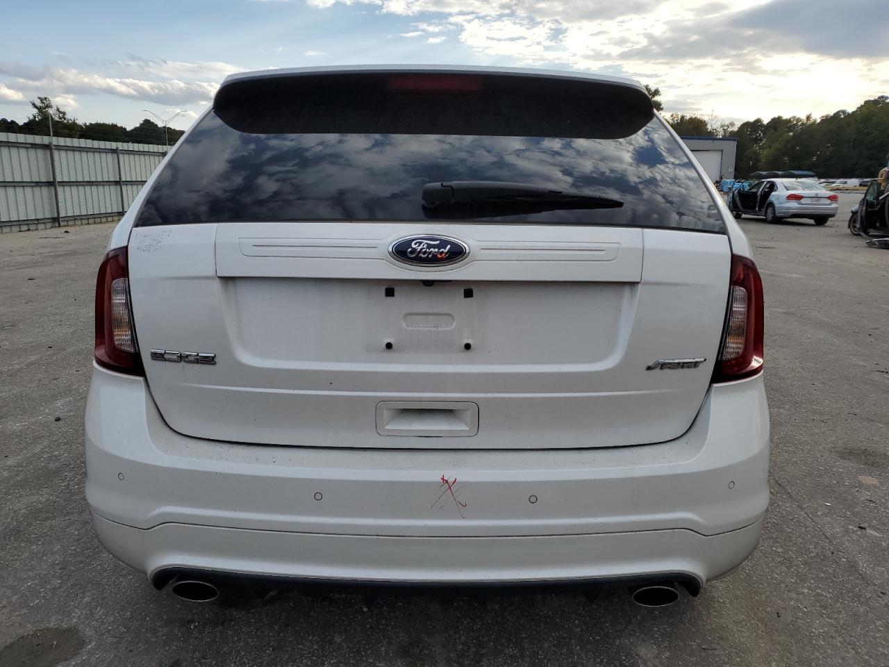 2013 Ford Edge VIN 2FMDK3AK5DBA06311 Copart auction photo, front end / undercarriage damage thumbnail 6