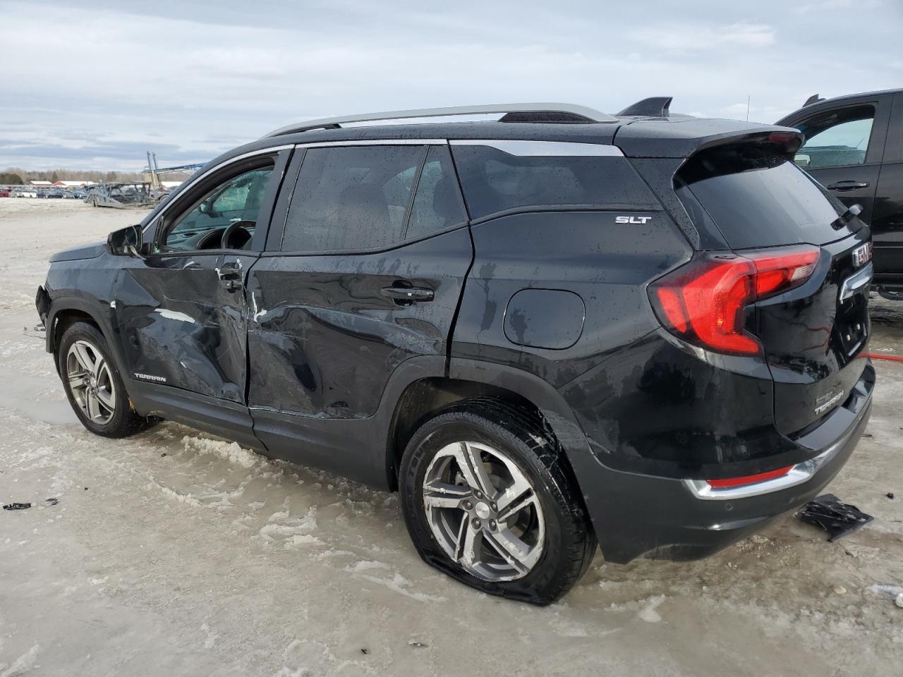 2021 GMC Terrain VIN 3GKALVEV9ML396939 Copart auction photo, side / front end damage thumbnail 2