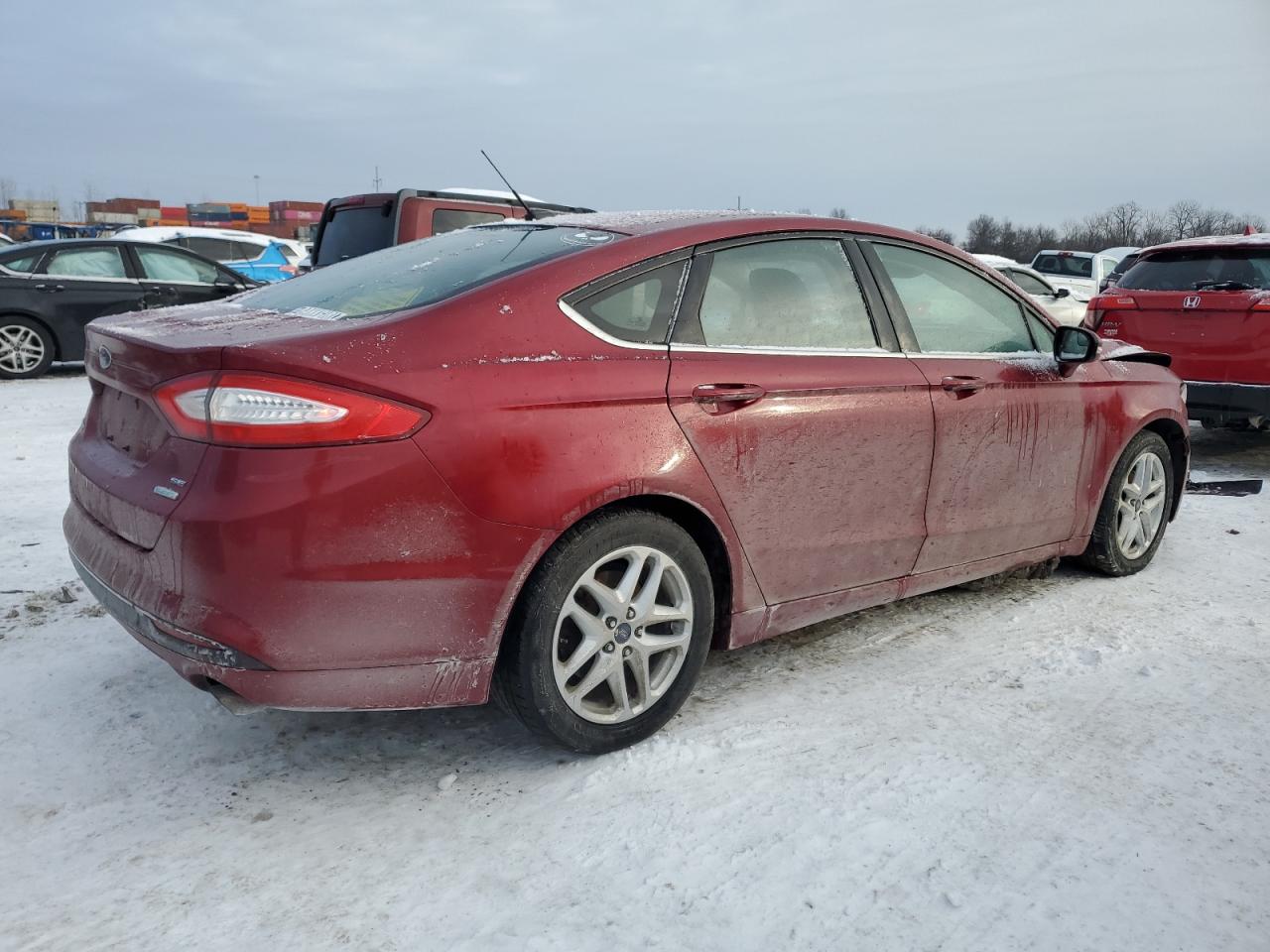 2014 Ford Fusion VIN 3FA6P0HD7ER387995 Copart auction photo, front end damage thumbnail 3