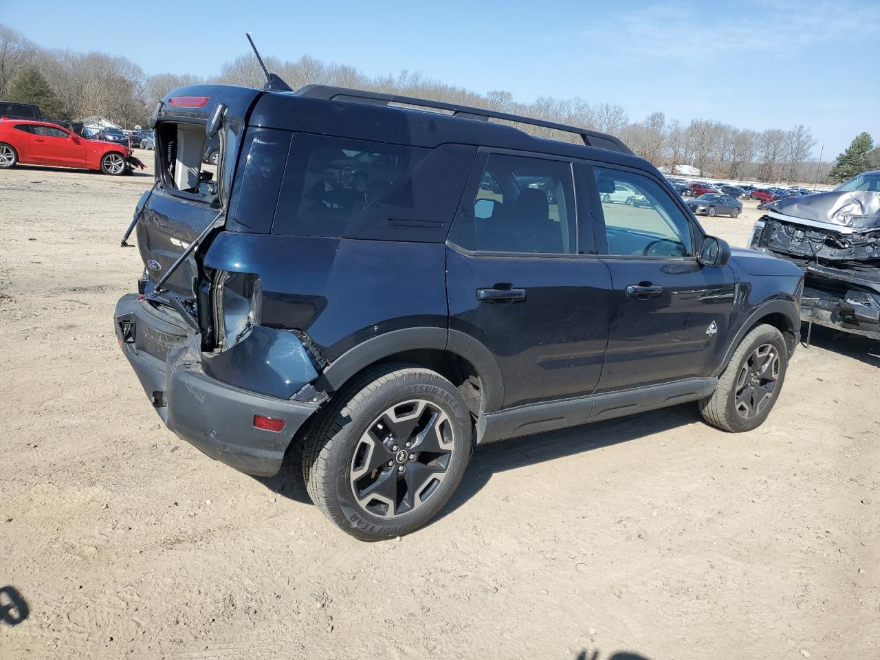 2021 Ford Bronco VIN 3FMCR9C66MRA72913 Copart auction photo, rear end damage thumbnail 3